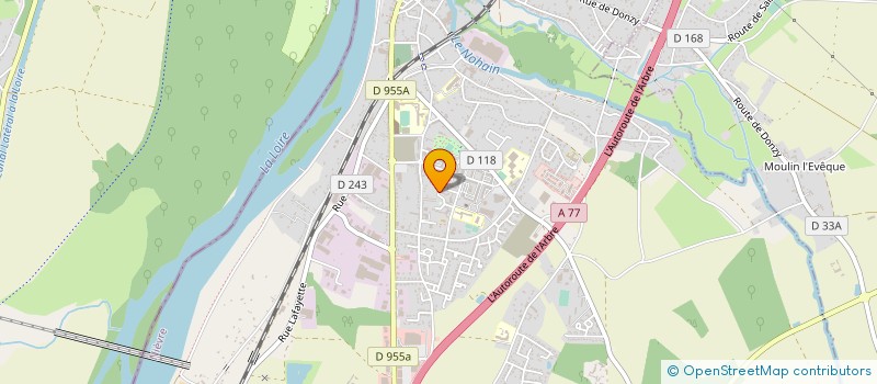 localisation de l'entreprise ASSOCIATION DO IT TOGETHER à COSNE-COURS-SUR-LOIRE