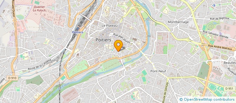 localisation de l'entreprise ASSOCIATION DOCUMENTATION A DOC à POITIERS