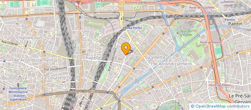 localisation de l'entreprise ASSOCIATION DODI LI.  PARIS