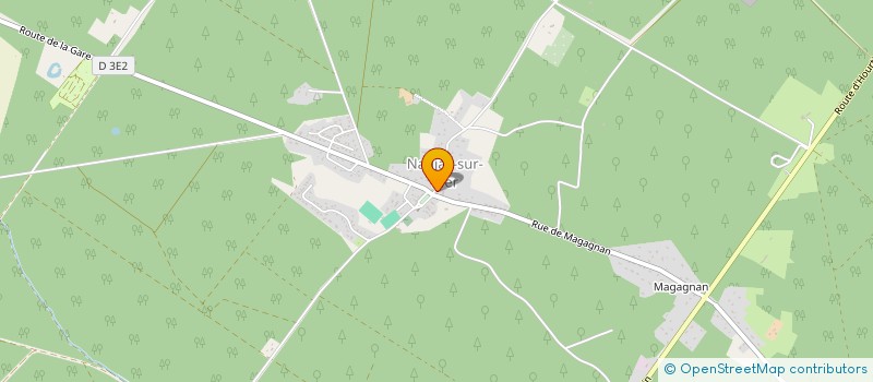 localisation de l'entreprise ASSOCIATION DOLPHIN SURF CLUB  NAUJAC-SUR-MER