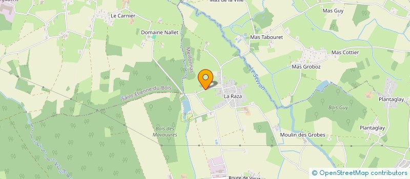 localisation de l'entreprise ASSOCIATION DOMAINE EQUILIBRE  SAINT-ETIENNE-DU-BOIS