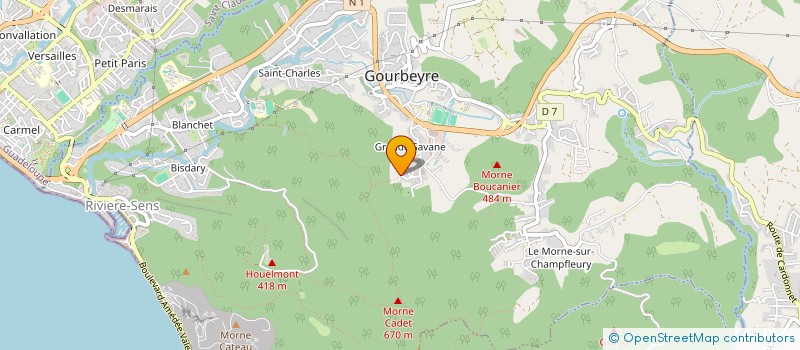 localisation de l'entreprise ASSOCIATION DOMINICANOS UNIDOS EN GUADELUPE - ASSOCIATION DOMINICAINS UNIS EN GUADELOUPE à GOURBEYRE