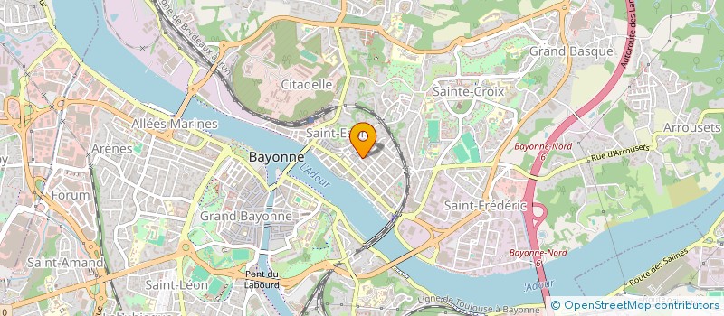 localisation de l'entreprise ASSOCIATION DON DU SON  BAYONNE