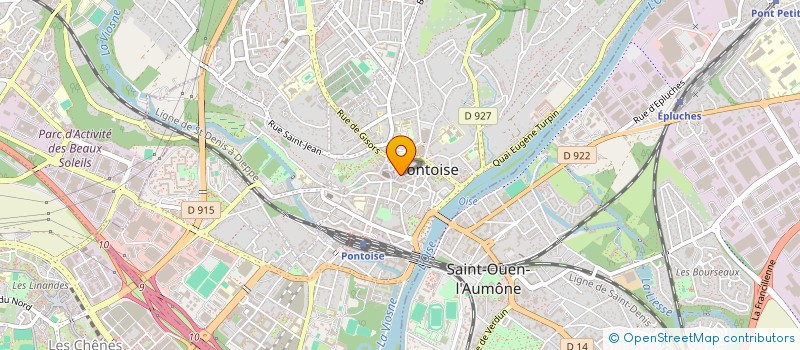 localisation de l'entreprise ASSOCIATION DON QUICHOTTE ET JONATHAN  PONTOISE