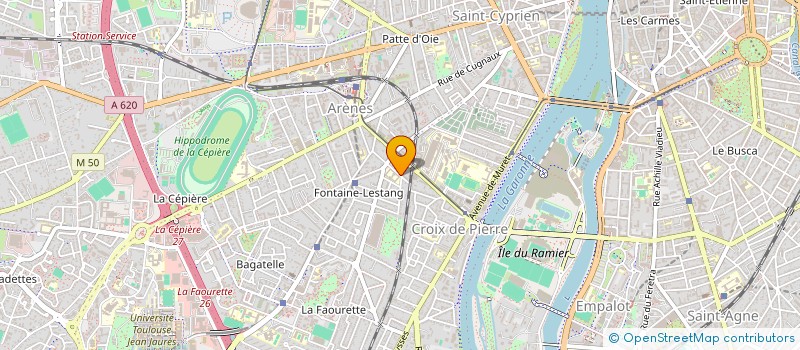 localisation de l'entreprise ASSOCIATION DONI-DONI  TOULOUSE