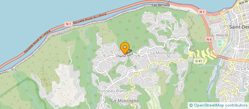 localisation de l'entreprise ASSOCIATION DONN LA MAIN à SAINT-DENIS