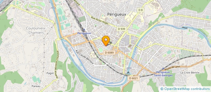 localisation de l'entreprise ASSOCIATION DORA à PERIGUEUX