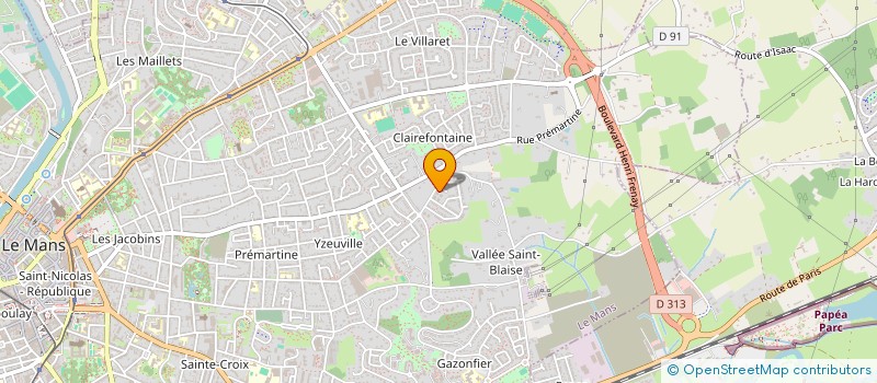 localisation de l'entreprise ASSOCIATION DOSTANA  LE MANS