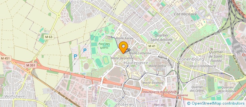 localisation de l'entreprise ASSOCIATION DOUDOU POUR LA VIE à STRASBOURG