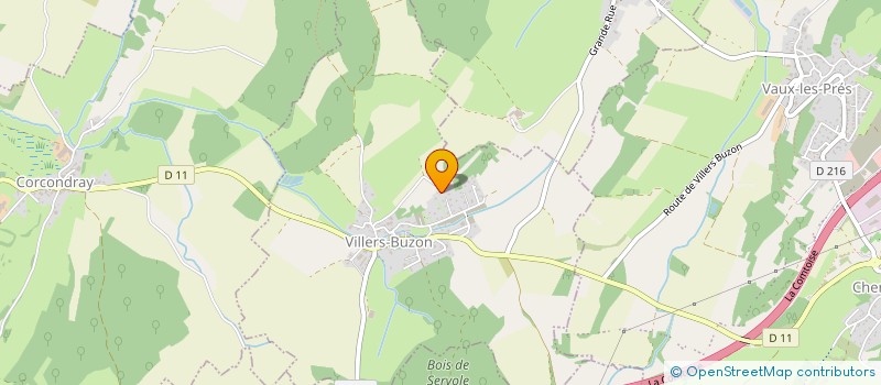 localisation de l'entreprise ASSOCIATION DOUNIA BENA DANSE AFRICAINE ET PERCUSSIONS  VILLERS-BUZON