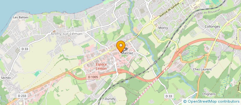 localisation de l'entreprise ASSOCIATION DRAC QUEEN ET TRANSFORMISTE LA PALMA à THONON-LES-BAINS