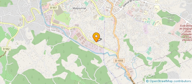 localisation de l'entreprise ASSOCIATION DRACENOISE AUTOMOBILE (A.D.A)  DRAGUIGNAN