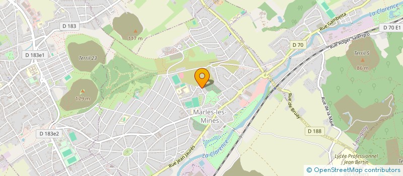 localisation de l'entreprise ASSOCIATION DREAM&DANCE  MARLES-LES-MINES