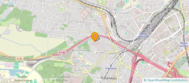 localisation de l'entreprise ASSOCIATION DREGAN à PALAISEAU