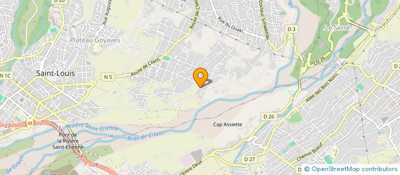 localisation de l'entreprise ASSOCIATION DROIT DEVANT  SAINT-LOUIS