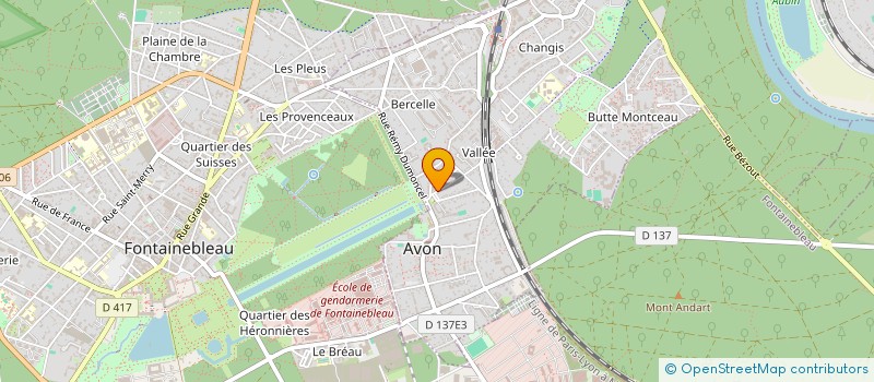 localisation de l'entreprise ASSOCIATION DROIT ET TALENTS DE FEMMES  AVON