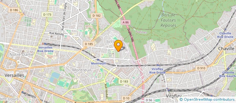 localisation de l'entreprise ASSOCIATION DROITS ET DEFENSE DES LOCATAIRES à VERSAILLES