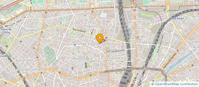 localisation de l'entreprise ASSOCIATION DROITS ET HABITATS  PARIS