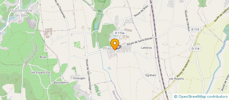 localisation de l'entreprise ASSOCIATION DROMOISE SPORT ET DETENTE  BATHERNAY