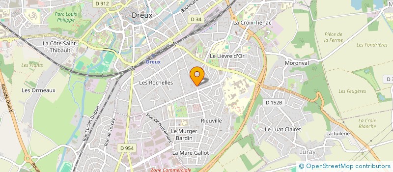 localisation de l'entreprise ASSOCIATION DROUAISE DES FUTURS SOIGNANTS à DREUX