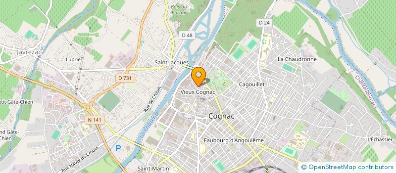 localisation de l'entreprise ASSOCIATION DRS DIDAILLER CONNAULT à COGNAC