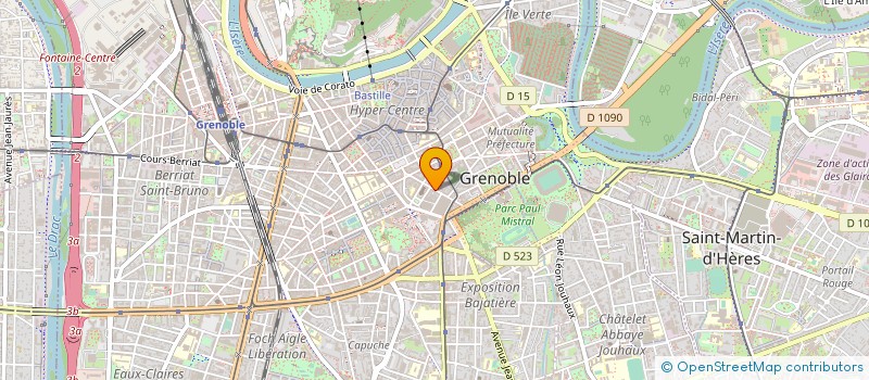 localisation de l'entreprise ASSOCIATION DRYADES à GRENOBLE