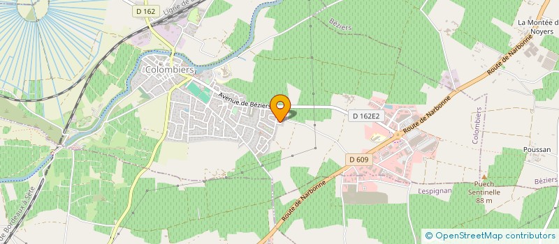 localisation de l'entreprise ASSOCIATION DU 3 EME AGE  NISSAN-LEZ-ENSERUNE