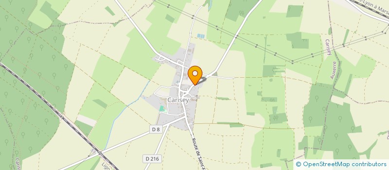 localisation de l'entreprise ASSOCIATION DU BATIMENT DE L'YONNE  CARISEY