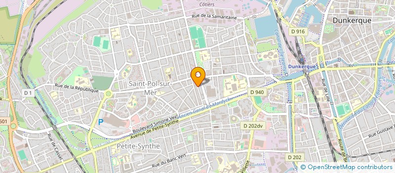 localisation de l'entreprise ASSOCIATION DU BERGER DES FLANDRES  DUNKERQUE