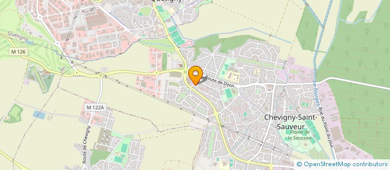 localisation de l'entreprise ASSOCIATION DU BISTROT D'ICARE  CHEVIGNY-SAINT-SAUVEUR