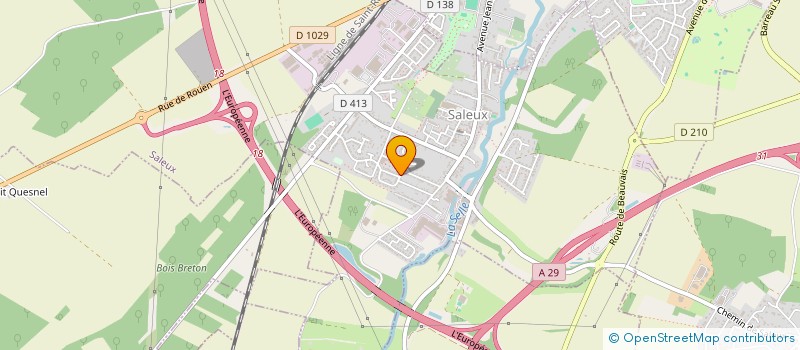 localisation de l'entreprise ASSOCIATION DU BOIS DESERABLE  SALEUX