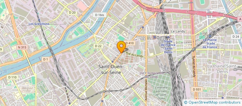 localisation de l'entreprise ASSOCIATION DU BOUT DE LA LANGUE  SAINT-OUEN-SUR-SEINE