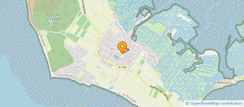 localisation de l'entreprise ASSOCIATION DU BRULOT CHARENTAIS  ARS-EN-RE