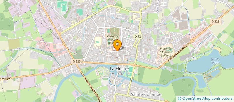 localisation de l'entreprise ASSOCIATION DU BUREAU DES ELEVES DU PRYTANE NATIONAL MILITAIRE à LA FLECHE