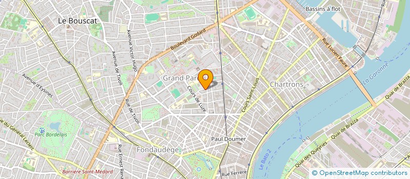 localisation de l'entreprise ASSOCIATION DU BUREAU DES SPORTS IONIS DE BORDEAUX  BORDEAUX