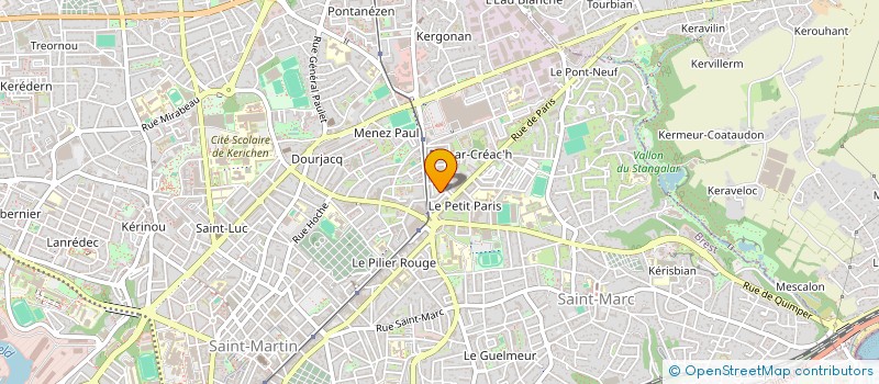 localisation de l'entreprise ASSOCIATION DU BURKINA EN FINISTERE (ABF) à BREST