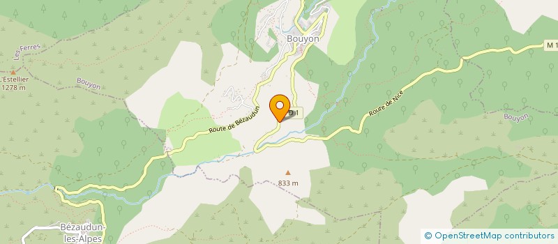 localisation de l'entreprise ASSOCIATION DU CANAL DES MOULINS HAUTS  BOUYON