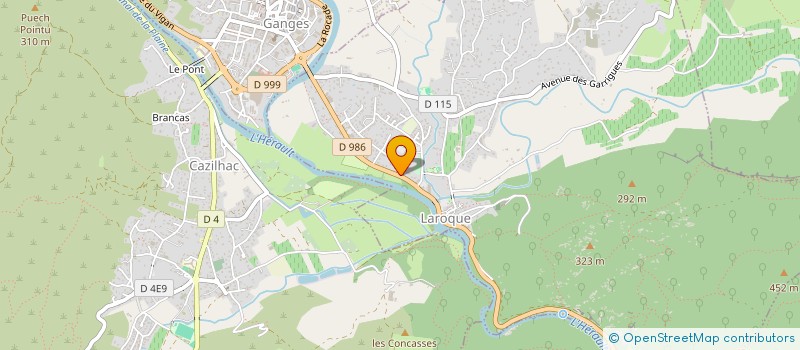 localisation de l'entreprise ASSOCIATION DU CASTELAS  LAROQUE