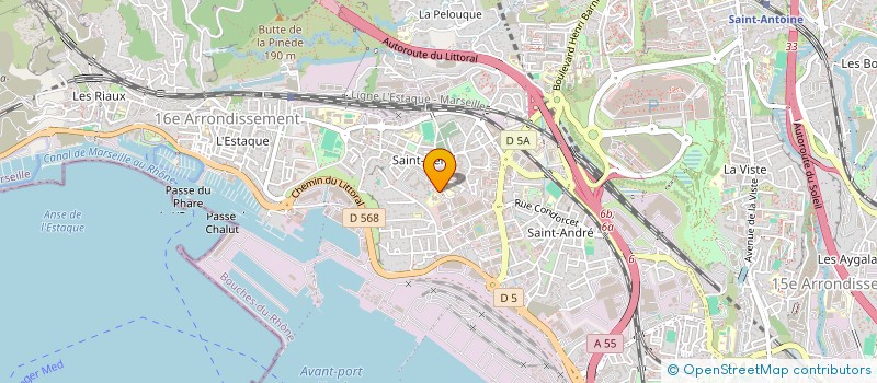 localisation de l'entreprise ASSOCIATION DU CENTRE DE LA MER DE MARSEILLE - LE CEMMAR à MARSEILLE 16EME