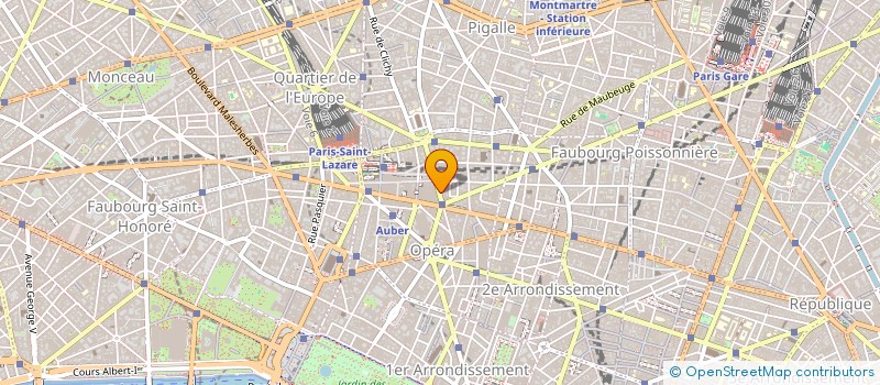 localisation de l'entreprise ASSOCIATION DU CENTRE DENTAIRE CHAUSSEE D'ANTIN  PARIS