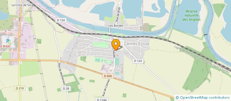 localisation de l'entreprise ASSOCIATION DU CENTRE NATIONAL D'EDUCATION PHYSIQUE ET SPORTIVE  CANNES-ECLUSE