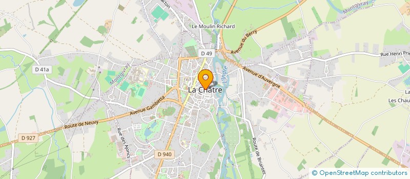 localisation de l'entreprise ASSOCIATION DU CENTRE SAINT GERMAIN à LA CHATRE