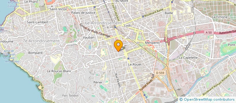 localisation de l'entreprise ASSOCIATION DU CENTRE VALENSOLE  MARSEILLE