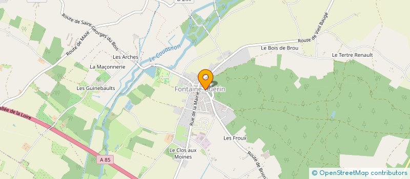 localisation de l'entreprise ASSOCIATION DU CERCLE LE PRIEURE  LES BOIS D'ANJOU