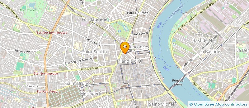 localisation de l'entreprise ASSOCIATION DU CERCLE SUD OUEST DES IDEES  BORDEAUX