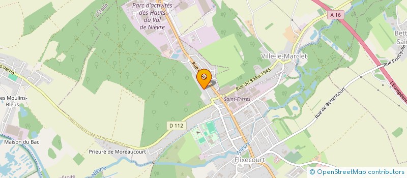 localisation de l'entreprise ASSOCIATION DU CHATEAU BLANC à FLIXECOURT