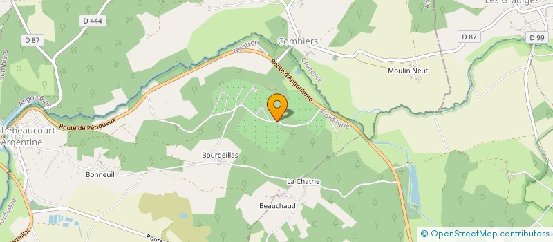 localisation de l'entreprise ASSOCIATION DU CHATEAU DE LASTEYRIE  LA ROCHEBEAUCOURT-ET-ARGENTINE