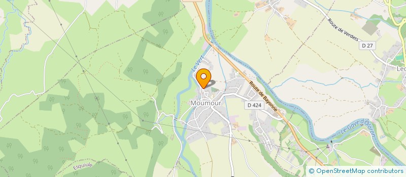 localisation de l'entreprise ASSOCIATION DU CHATEAU DE MOUMOUR  MOUMOUR