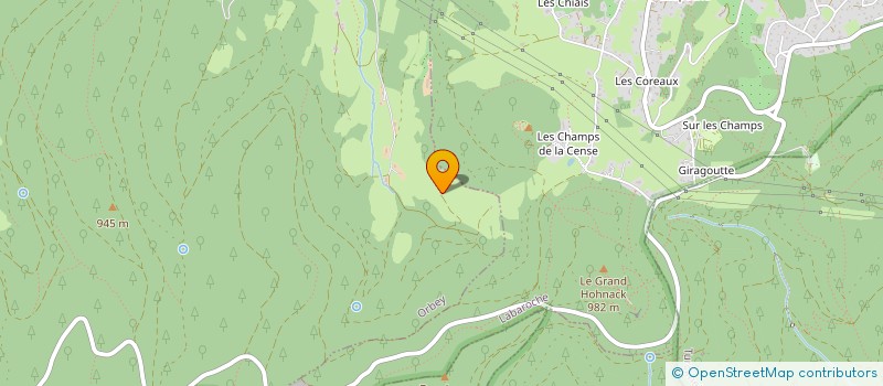 localisation de l'entreprise ASSOCIATION DU CHEVAL ARABE ALSACE GRAND EST  ORBEY