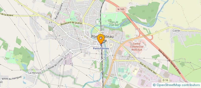 localisation de l'entreprise ASSOCIATION DU CINEMA DE PONTCHATEAU à PONTCHATEAU